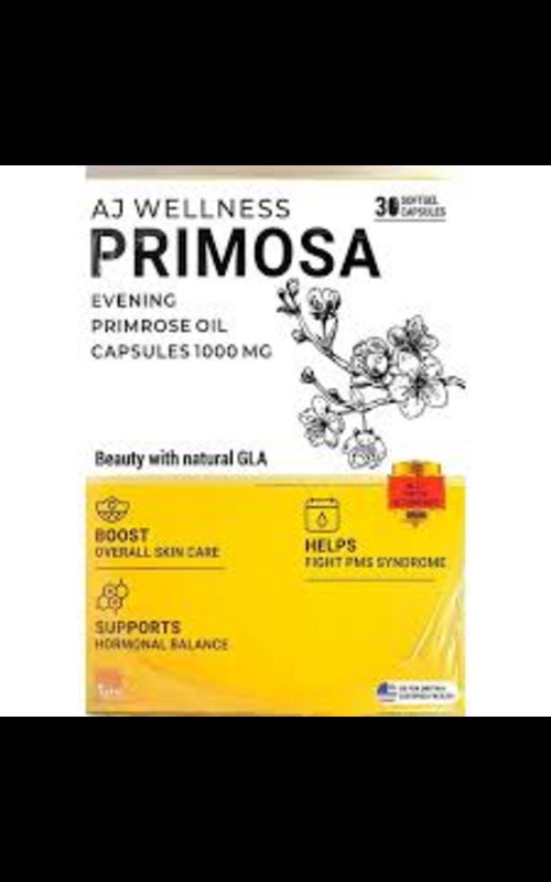 AJ Wellness Primosa evening prime rose 1000mg